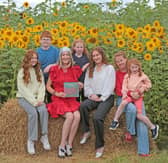 Photographer, poet and children’s author Shelley Corcoran  was a recipient of the inaugural Longford Arts Recognition Awards. Her most recent work, Redheads, gathers 159 portraits, and she is pictured here with redheads; Saoirse Gannon, Joe Foley, Rosie Flanagan, Eithne, Niamh and Olivia Coyle.
