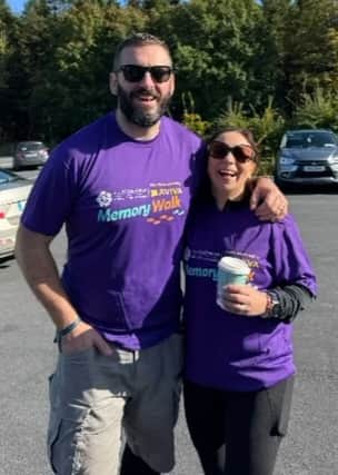 Michelle and husband Paul at the 2025 Memory Walk