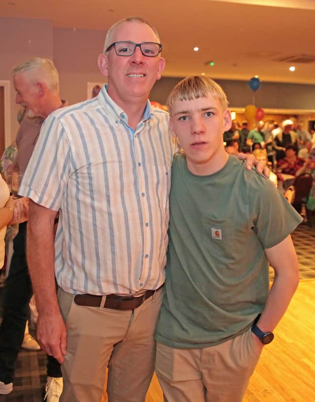Inspector Declan McGlynn with Patrick McGlynn