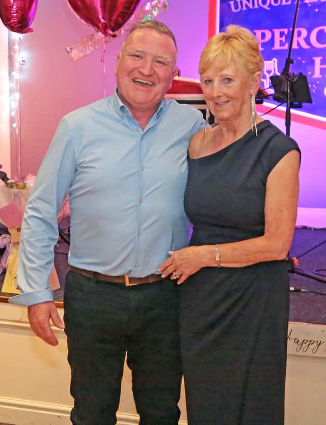 Kay Furey with her former boss Detective Sergeant Keelan Brennan.