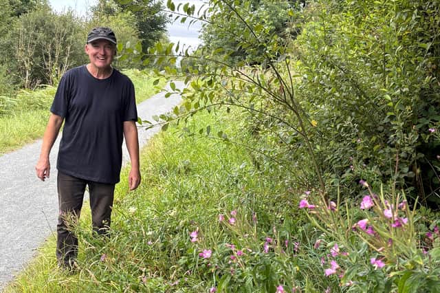 Gilbert Fitzpatrick slept in a tent and camped out to protect the area