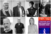 The seven recipients of the inaugural Longford Arts Recognition Awards. Top row l to r; Anica Louw, Noel Monahan, Luke Casserly and Michael Casey. Front; Michael Keegan-Dolan, Paul Gurney and Shelley Corcoran 