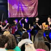Young musicians who performed on Friday The Wolf Tone Ramblers