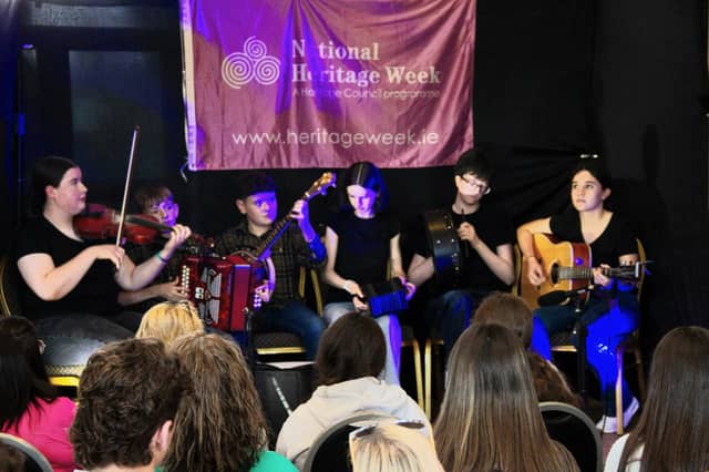 Young musicians who performed on Friday The Wolf Tone Ramblers