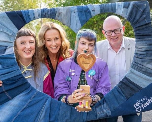 Arran Murphy, Lorraine Keane, Elżbieta Klonowska and Hugh Coughlan at the launch of Relove Fashion
