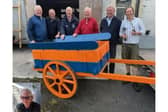 The team behind the restoration. L-R: Paul Kennedy, Alo Kelly, Pat Jones, Eamonn Kiernan, Gerry Donohue, James Reilly Tutor, and inset David Barter