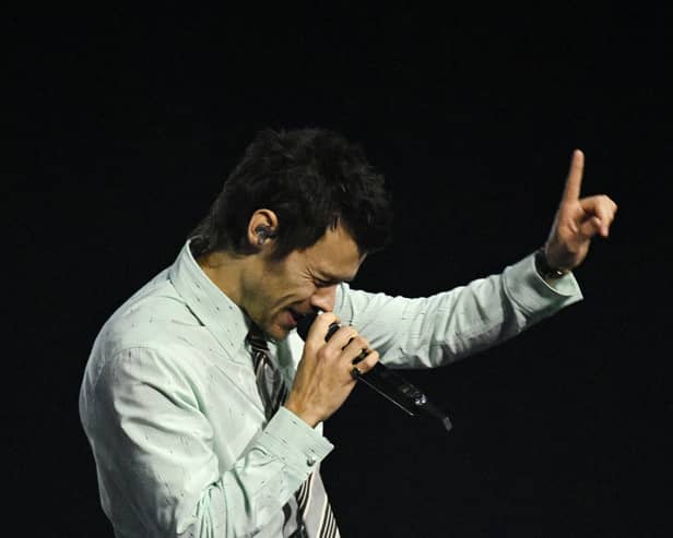 Harry Styles on stage