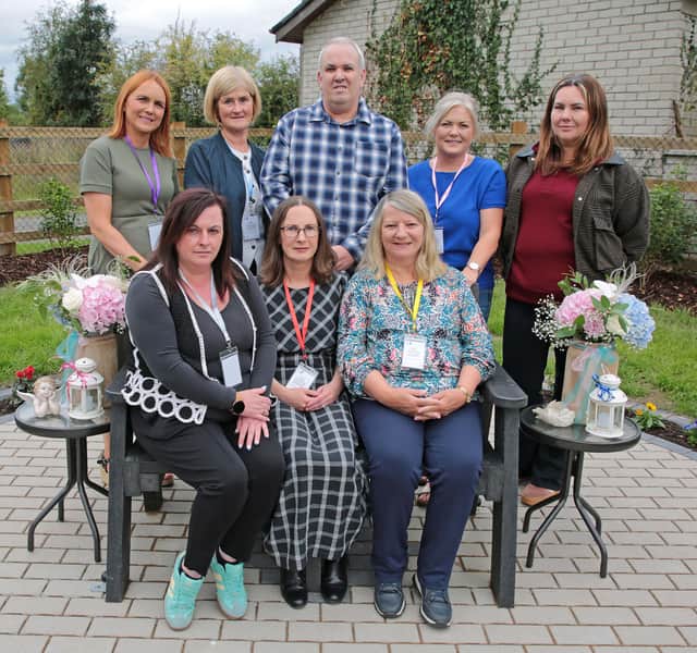 June Keane, Ann O'Brien, Colin Kilmurray, Janice Gormley, Donna Curwin, Andrea Donoghue, Imelda Kilmurray and Ita Carroll