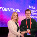  The exceptionally talented student, who was one of over 500 students exhibiting at the event, was presented with his award by Dr Muriel O’Byrne, Senior Vice President International Regulatory Affairs and Head of European Business Office at American biotechnology company, Regeneron.