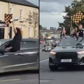 The Ballymore LGFA team celebrating today