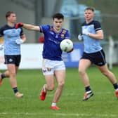 Clonguish sharpshooter Senan Buckley pictured in action for Longford against Dublin in the Leinster Minor (U-17) Football Championship group stage clash at Glennon Brothers Pearse Park in April  Photo: Syl Healy 