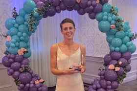 Regina Donnellan, owner of LanesBrew Coffee on Main Street, Lanesboro, County Longford, who won the Established Businesswoman of the Year award at the Network Ireland National Businesswoman Awards in Galway 