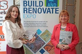 Longford Leader Media Specialist Jess McCaul and Longford Leader Advertising Executive Audrey Moorhead preparing for the 2026 Longford Leader Build & Renovate Expo 