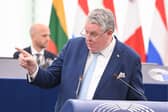 Longford MEP Ciaran Mullooly in Strasbourg during an affordable housing debate
