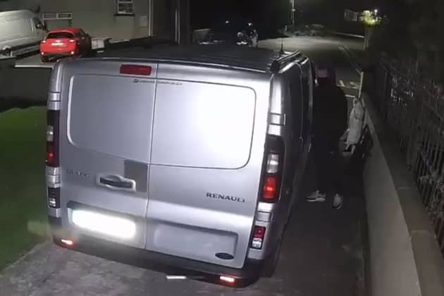 Cllr Hussey's van was one of multiple vehicles targeted at 5am