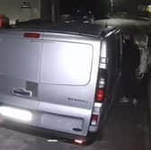 Cllr Hussey's van was one of multiple vehicles targeted at 5am