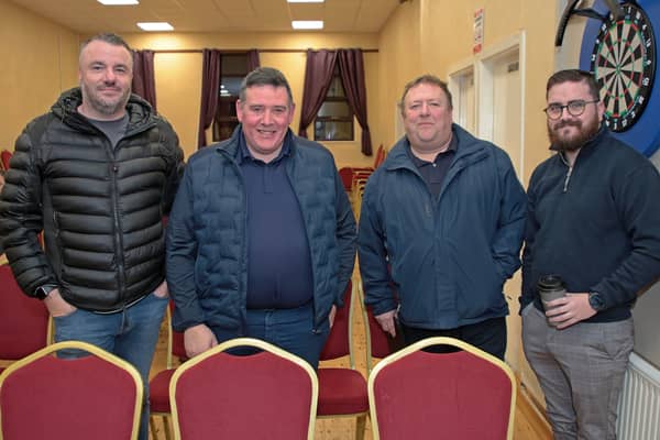 Kevin Hussey, Martin Monaghan, Niall Gannon and James Donnelly
Picture: Shelley Corcoran