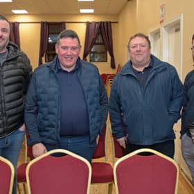 Kevin Hussey, Martin Monaghan, Niall Gannon and James Donnelly
Picture: Shelley Corcoran