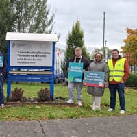 Longford picket line video: 'Jack Chambers needs to pull the finger out'