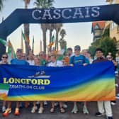 Members of Longford Triathlon Club in Cascais