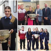 PICTURES | Longford school rolls out maroon carpet for Westmeath GAA star