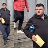 Michael McCann leaving Longford District Court