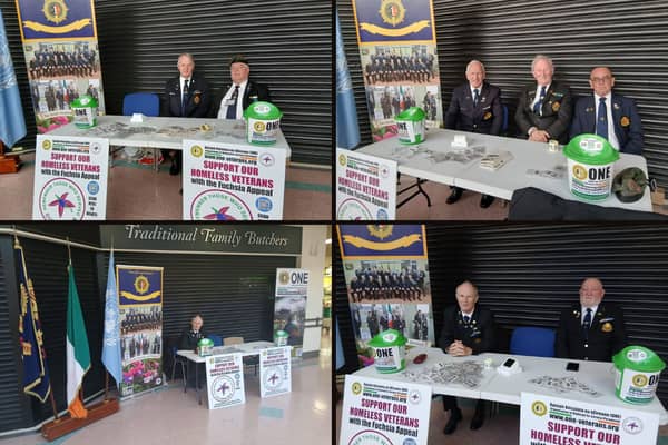 Volunteers of the Peter Keenan ONE branch carrying out the Fuschia collection.