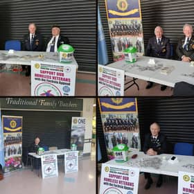 Volunteers of the Peter Keenan ONE branch carrying out the Fuschia collection.