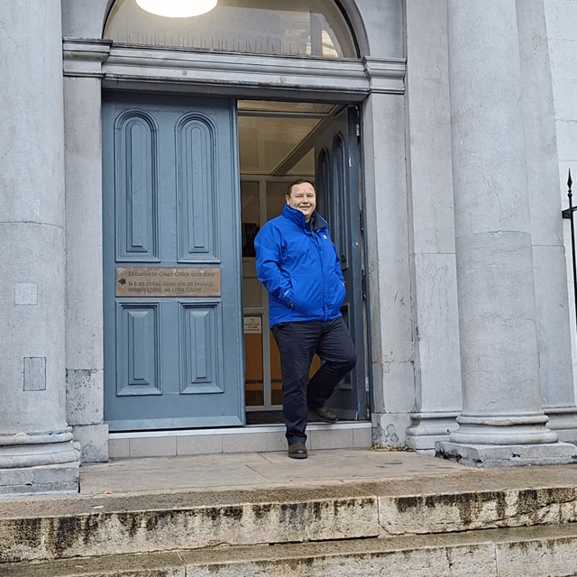 Miroslav Deckovic leaving Longford District Court.