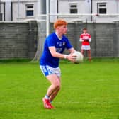 Aidan Mollahan pictured in action for St Mel's College against St Aidan’s Whitehall at the Whitehall Colmcilles GAA grounds  Photo: Ríonn Sheehan 