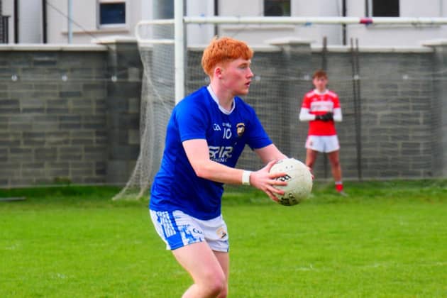 Aidan Mollahan pictured in action for St Mel's College against St Aidan’s Whitehall at the Whitehall Colmcilles GAA grounds  Photo: Ríonn Sheehan 