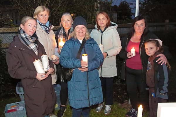 Ruth Casey, Ann O’Brien, Janice Gormley, Ita Carroll, June Keane, Grace and Andrea Donoghue  PICTURE: SHELLEY CORCORAN