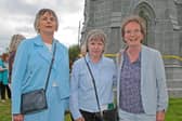 Una Byrne, Patricia Lyons and Mary Keegan Hynes at the ceremony in August to mark the restoration of the Fetherston Clock Tower in Ardagh and its surrounding railings and walls. Una and Mary are the authors of Ardagh, County Longford – Our Estate Village and Our Residents, 1860-2026