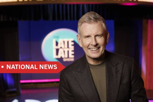 Catch the Late Late Show, tomorrow night at 9.35pm on RTÉ One and RTÉ Player.
