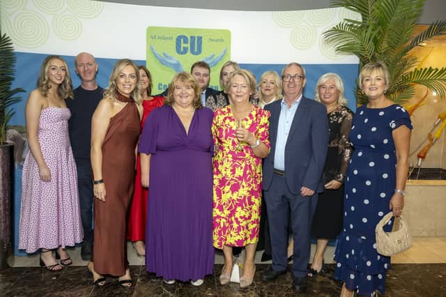 Staff of Granard Credit Union in attendance at the awards