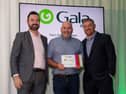 Longford Award Winner- Kenneth Moran (far left) and David Tobin (far right) from Gala Retail with Declan Fox from Fox’s Gala, Ballinalee