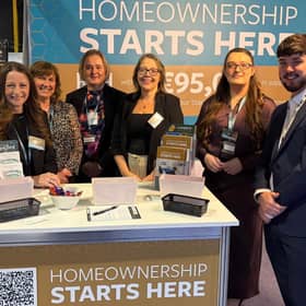 Pictured at the PTSB Ideal Home Show in the RDS to promote Longford County Council’s Starter Home Purchase Scheme at Cúirt an Easpaig, Ballinalee Road, Longford Town were Mary Goldsbury, A/Director of Services, Longford County Council, Slyvia Kilcline, Longford County Council, Breege Cronin, Longford County Council, Chief Executive of Longford County Council Samantha Healy, Edel Hackett, Longford County Council and Shane McLoughlin, DNG Begley, Athlone