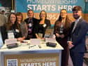 Pictured at the PTSB Ideal Home Show in the RDS to promote Longford County Council’s Starter Home Purchase Scheme at Cúirt an Easpaig, Ballinalee Road, Longford Town were Mary Goldsbury, A/Director of Services, Longford County Council, Slyvia Kilcline, Longford County Council, Breege Cronin, Longford County Council, Chief Executive of Longford County Council Samantha Healy, Edel Hackett, Longford County Council and Shane McLoughlin, DNG Begley, Athlone