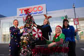 Pictured at the launch of the €100,000 Lighting Up Christmas Fund were (l-r) Jerry Buttimer TD, Minister of State for Charities, Gaeltacht and the Islands & Rural Transport; Louise Glennon, Head of Community, Tesco Ireland; Claire Bucke, South Community Champion, Tesco; and Fatou Nyang, Tesco colleague, Mahon Point, Co Cork.