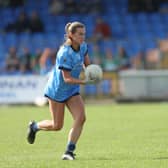 The impressive Kara Shannon who scored five points in the convincing win against the Offaly champions Photo: Syl Healy 