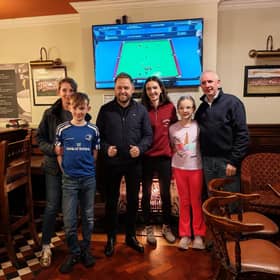 Country music star Derek Ryan in Cooney's Hotel Ballymahon