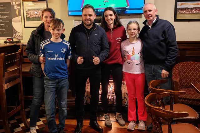 Country music star Derek Ryan in Cooney's Hotel Ballymahon