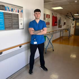 Brandon Denniston, a local graduate nurse