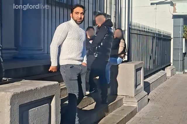 Martin Grundza leaving Longford District Court