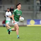 Andrew Flynn on the ball for Clonguish in the recent Senior Football Championship final against Killoe Photo: Syl Healy 