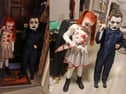 Michael Myers and Pennywise aka twins Johnnie and Tianna Kelly from Granard 