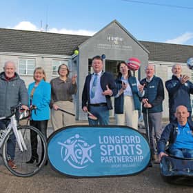 At the launch of the 2026 Longford Leader Sports Star Awards, in association with Longford Sports Partnership, at Áras an Chontae were l to r; Longford Leader Sports Editor Padraic O'Brien, Longford Leader Advertising Executive Audrey Moorhead, Longford County Council Chief Executive Samantha Healy, Longford County Council Cathaoirleach Gerry Hagan, Longford Sports Partnership Coordinator Sarah Mulligan, Longford Sports Partnership Chairperson Tony Headon, Longford County Council Senior Executive Officer Ciaran Murphy and Longford Sports Partnership Programme Manager Donal Mulligan