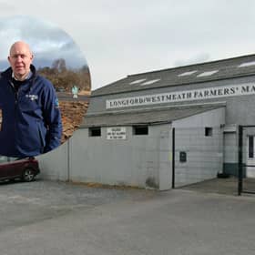 Inset: Cllr Paul Ross. Main pic: Ballymahon Mart