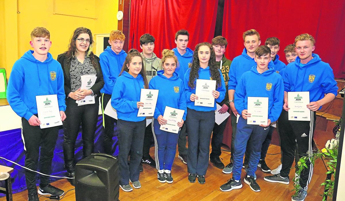 Longford Leader gallery Cnoc Mhuire, Granard student awards presented