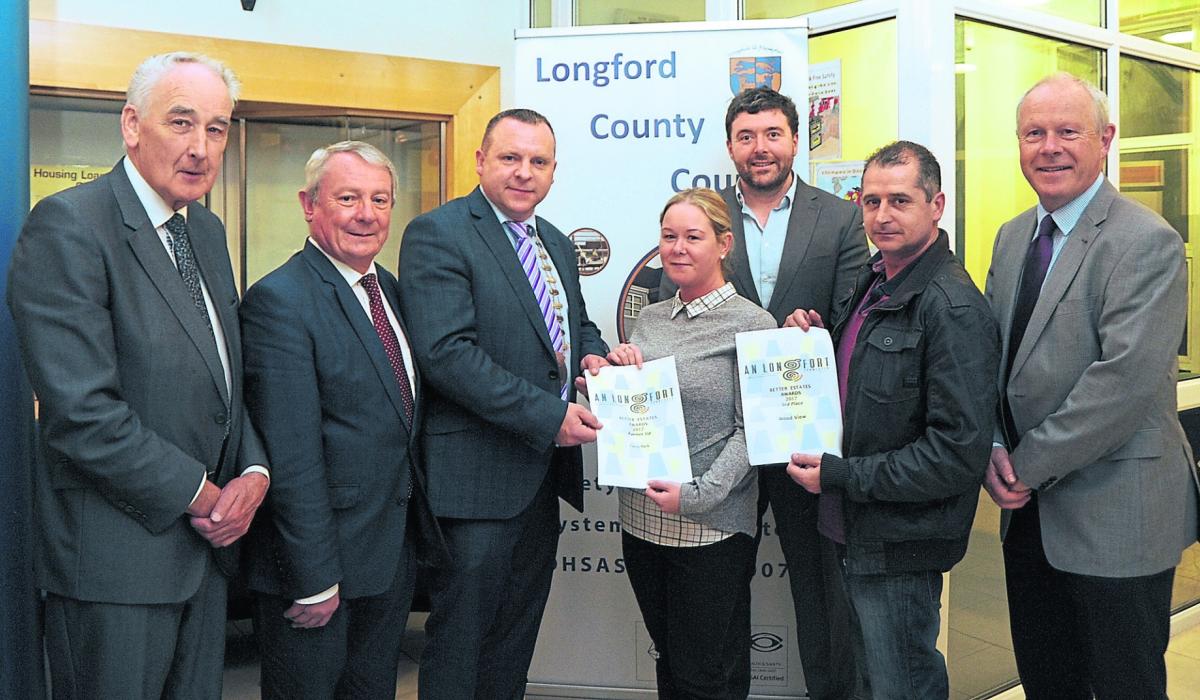 Pictures Longford County Council Better Estates Awards 2017